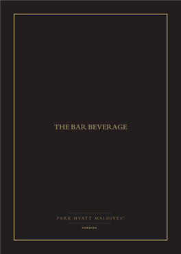 Beverage Menu