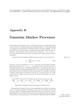 Gaussian Markov Processes