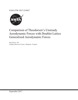 Comparison of Theodorsen's Unsteady Aerodynamic Forces with Doublet Lattice Generalized Aerodynamic Forces 5B