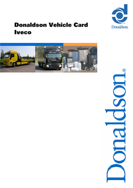 Donaldson Vehicle Card Iveco