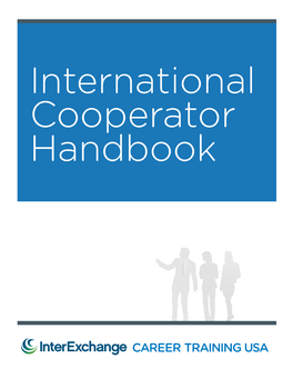 Interexchange Career Training USA | International Cooperator Handbook