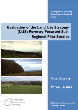 Sub-Regional Forest Planning Themes