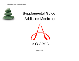 Addiction Medicine