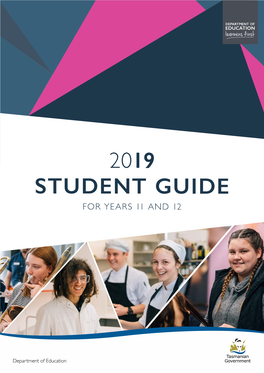 2019 Student Guide for Years 11 and 12