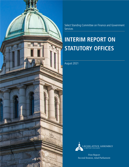 Interim Report on Statutory Offices