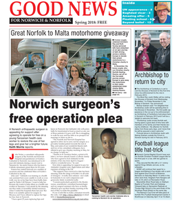 Norwich Surgeon's Free Operation Plea
