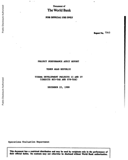 World Bank Document