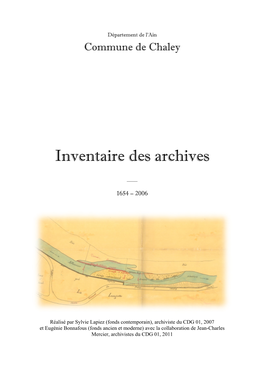 Répertoire Des Archives