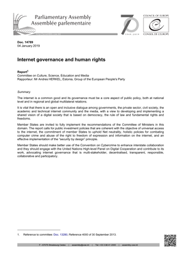 Internet Governance and Human Rights