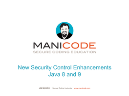 26. Java 8 and 8 Security Controls 2-28-2017