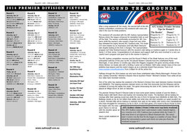 2014 Premier Division Fixture Around the Grounds