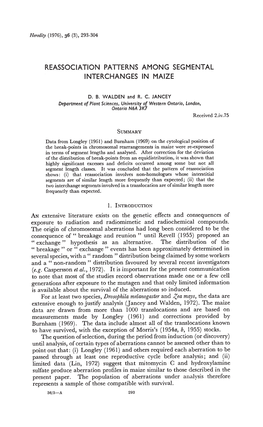 Hypothesis As an Alternative. the Distribution Of