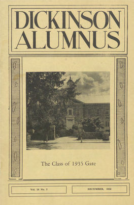 The Class of 1935 Gate