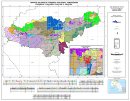 Mapa De Valores De Terrenos Por Zonas Homogéneas Provincia 2 Alajuela Cantón 09 Orotina