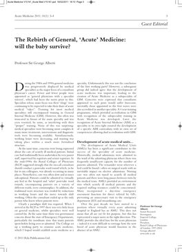 Acute Med V10 N1.Qxd 16/02/2011 16:10 Page 3