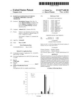 (12) United States Patent (10) Patent No.: US 8,877,688 B2 Vasquez Et Al