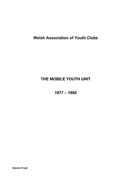 Welsh Association of Youth Clubs