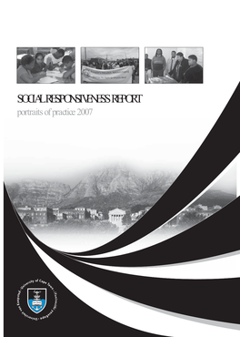 Social Responsiveness Report for 2007