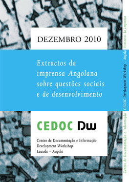 DEZEMBRO 2010 Centro De Documentação E Informação