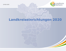 Landkreiseinrichtungen 2020 Landkreiseinrichtungen 2020