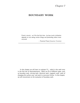 Chapter 7 BOUNDARY WORK