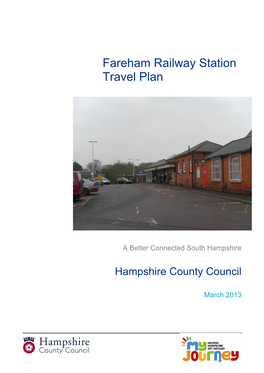 Fareham Railway Station Travel Plan