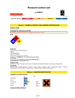 Resazurin Sodium Salt