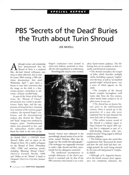 PBS 'Secrets of the Dead' Buries the Truth About Turin Shroud