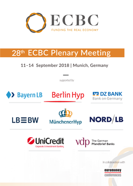 28Th ECBC Plenary Meeting