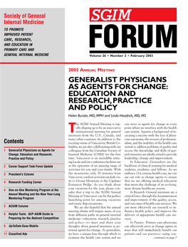 SGIM Forum Template