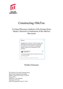 Constructing #Metoo