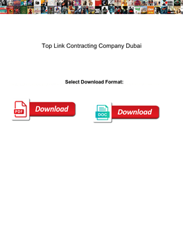 Top Link Contracting Company Dubai