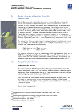 Strategic Transport Projects Review Report 1 – Review of Current and Future Network Performance