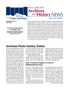 Archives NEWS History