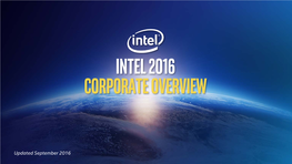 Intel Presentation Template Overview