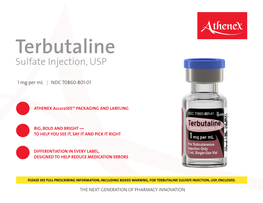 Terbutaline Sulfate Injection, USP