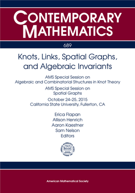 Knots, Links, Spatial Graphs, and Algebraic Invariants