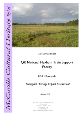 QR National Hexham Train Support Facility