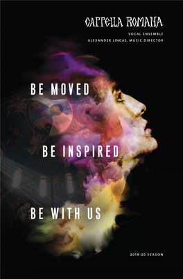 Be Moved Be Inspired Be with Us