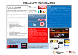 Media Knowledge Organiser