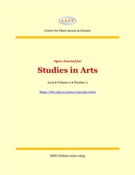 Studies in Arts