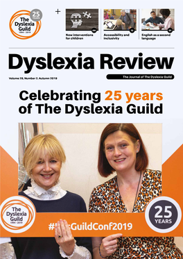 Celebrating 25 Years of the Dyslexia Guild