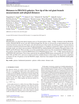 Distances to PHANGS Galaxies: New Tip of the Red Giant Branch Measurements and Adopted Distances