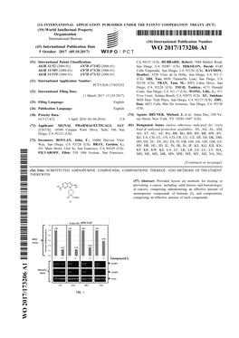 WO 2017/173206 Al 5 October 2017 (05.10.2017) P O P C T