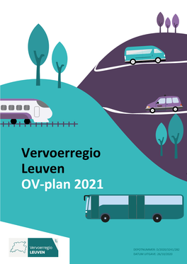 Vervoerregio Leuven OV-Plan 2021