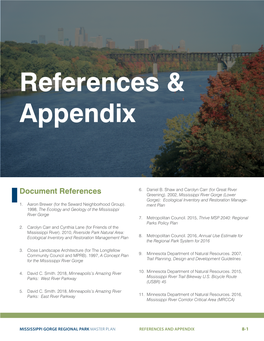 References & Appendix