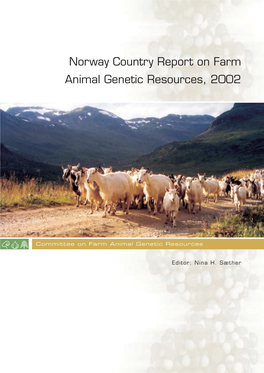 Norway Country Report on Farm Animal Genetic Resources, 2002