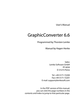 Graphicconverter 6.6