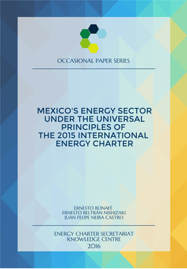 Mexico's Energy Sector Under the Universal Principles of the 2015