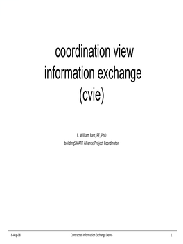 Construction Operations Building Information Exchange (COBIE)